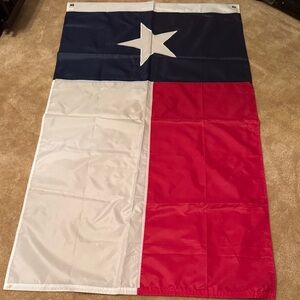 Large Texas Lone Star Flag - Navy, White & Red